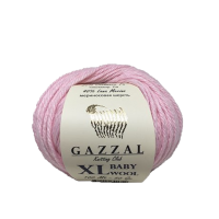 Gazzal Baby Wool Xl (20% Кашемир 40% Полиакрил 40% Шерсть Мериносовая, 50гр/100м)