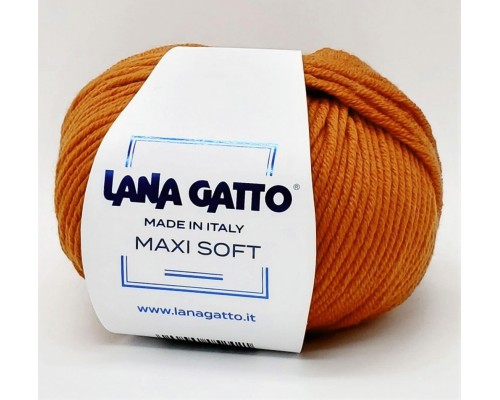 Lana Gatto Maxi Soft (100% Экстратонкая мериносовая шерсть, 50гр/90м)